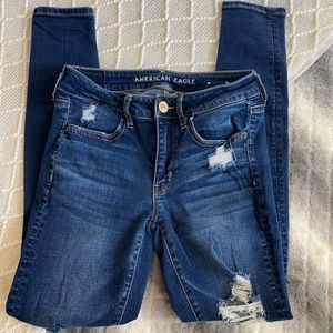 American Eagle, Super Stretch Ripped Jeggings